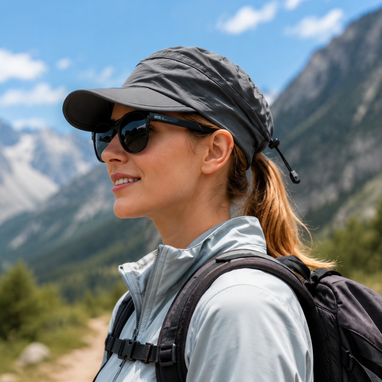 Foldable Quick Dry Lightweight Visor Cap for Outdoor Activities