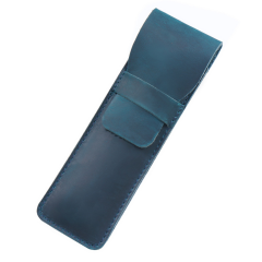 Genuine Cowhide Leather Pencil Holder Case