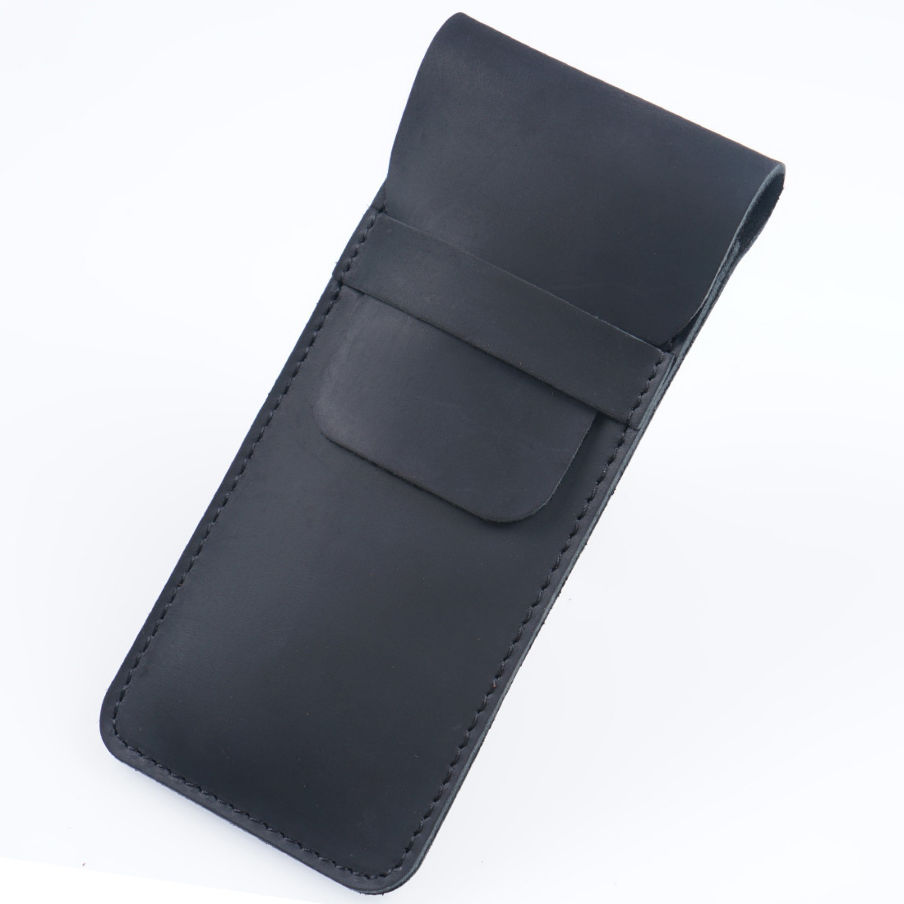 Genuine Cowhide Leather Pencil Holder Case
