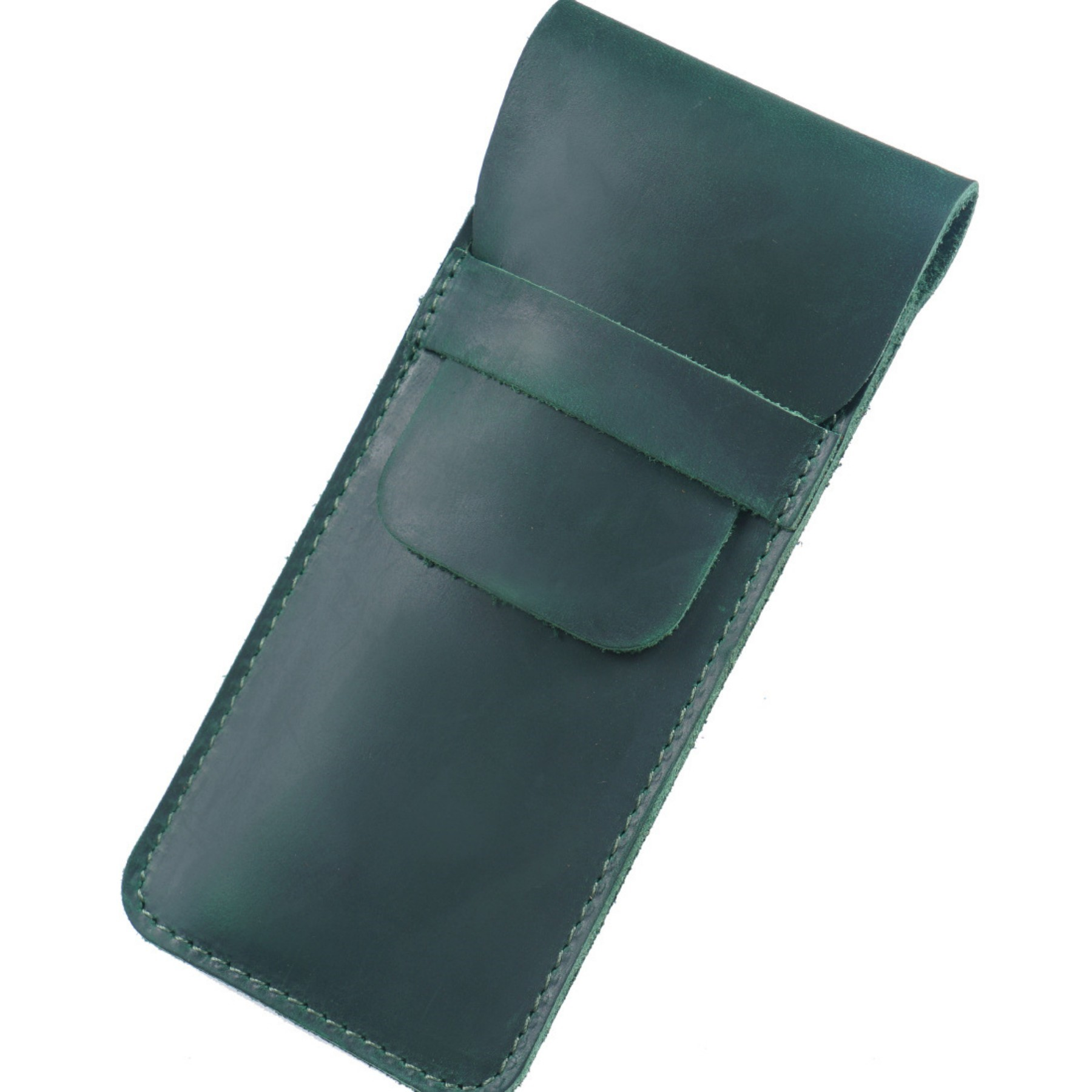Genuine Cowhide Leather Pencil Holder Case