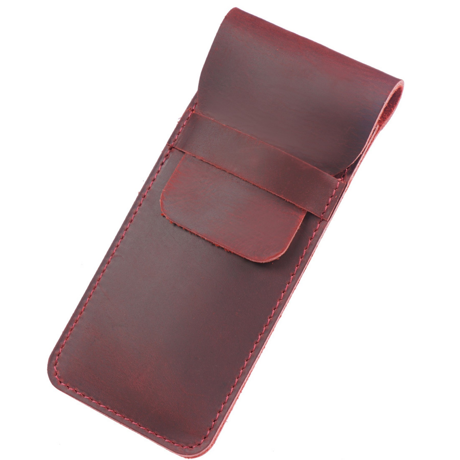 Genuine Cowhide Leather Pencil Holder Case