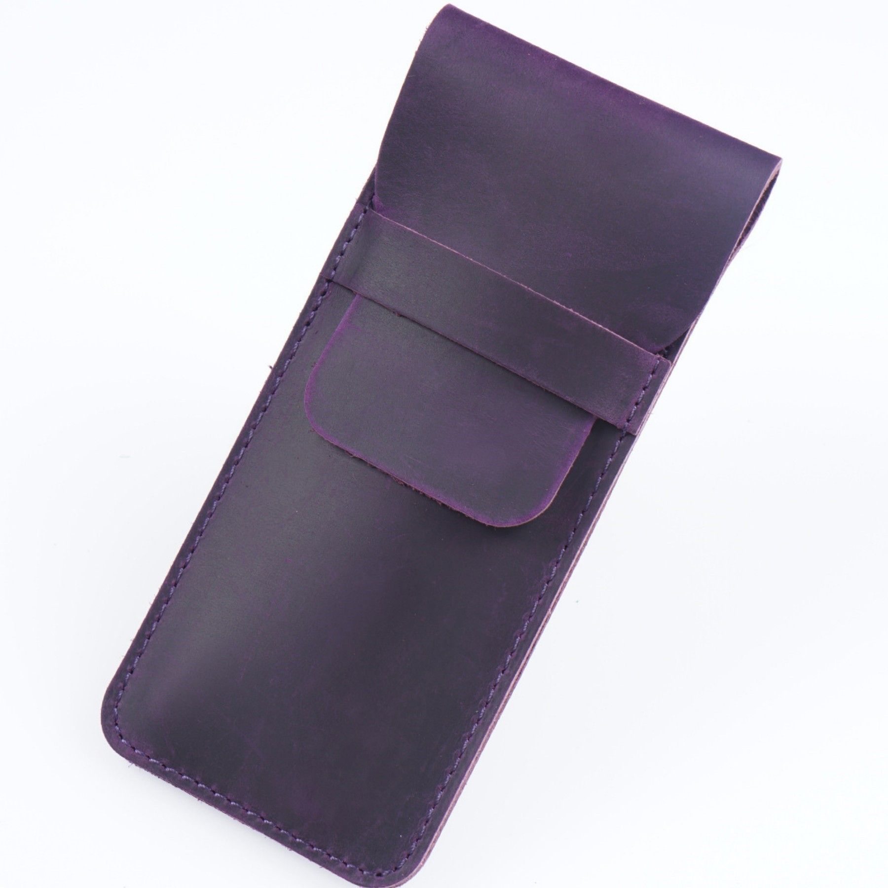 Genuine Cowhide Leather Pencil Holder Case