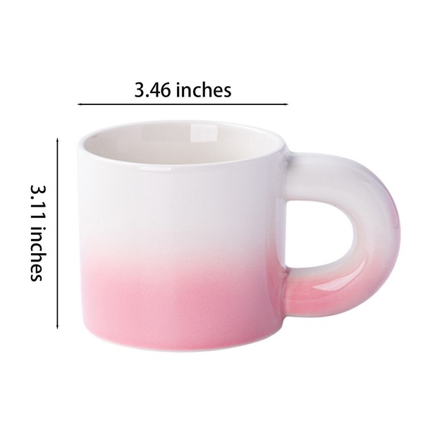 Gradient Glazed Ceramic Coffee Mug