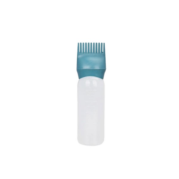 Hair Treatment Applicator Bottle With Built-In Comb