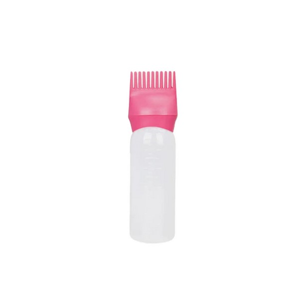 Hair Treatment Applicator Bottle With Built-In Comb
