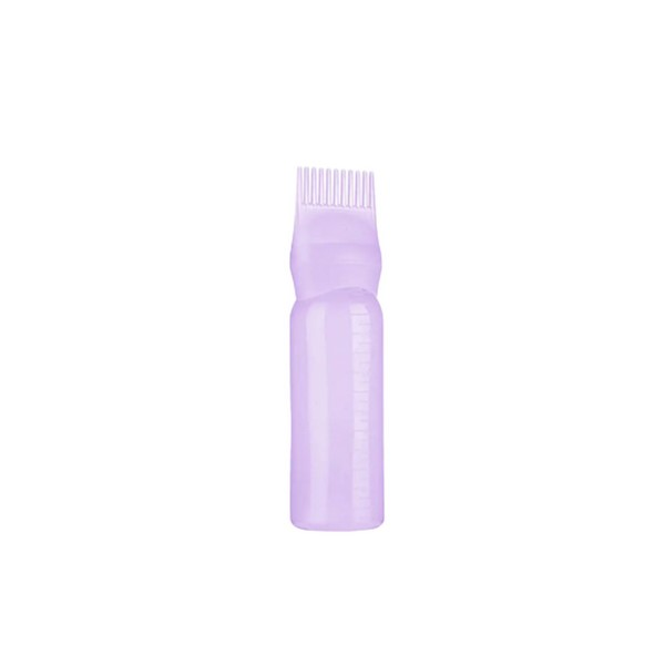 Hair Treatment Applicator Bottle With Built-In Comb