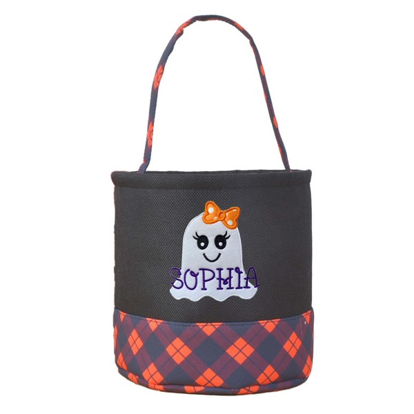 Halloween Canvas Storage Basket With Festive Pattern