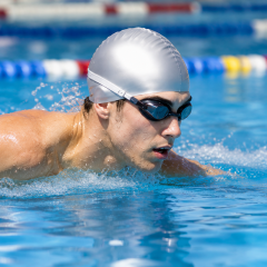 High Elasticity Silicone Swim Cap with Waterproof Comfort Fit