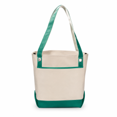 Large Capacity Canvas Tote Bag with Reinforced Straps