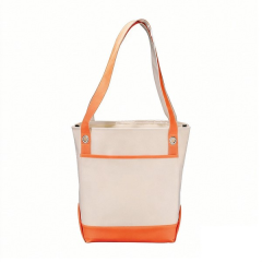 Large Capacity Canvas Tote Bag with Reinforced Straps