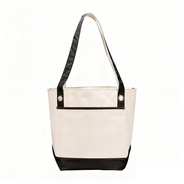 Large Capacity Canvas Tote Bag with Reinforced Straps