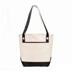 Large Capacity Canvas Tote Bag with Reinforced Straps
