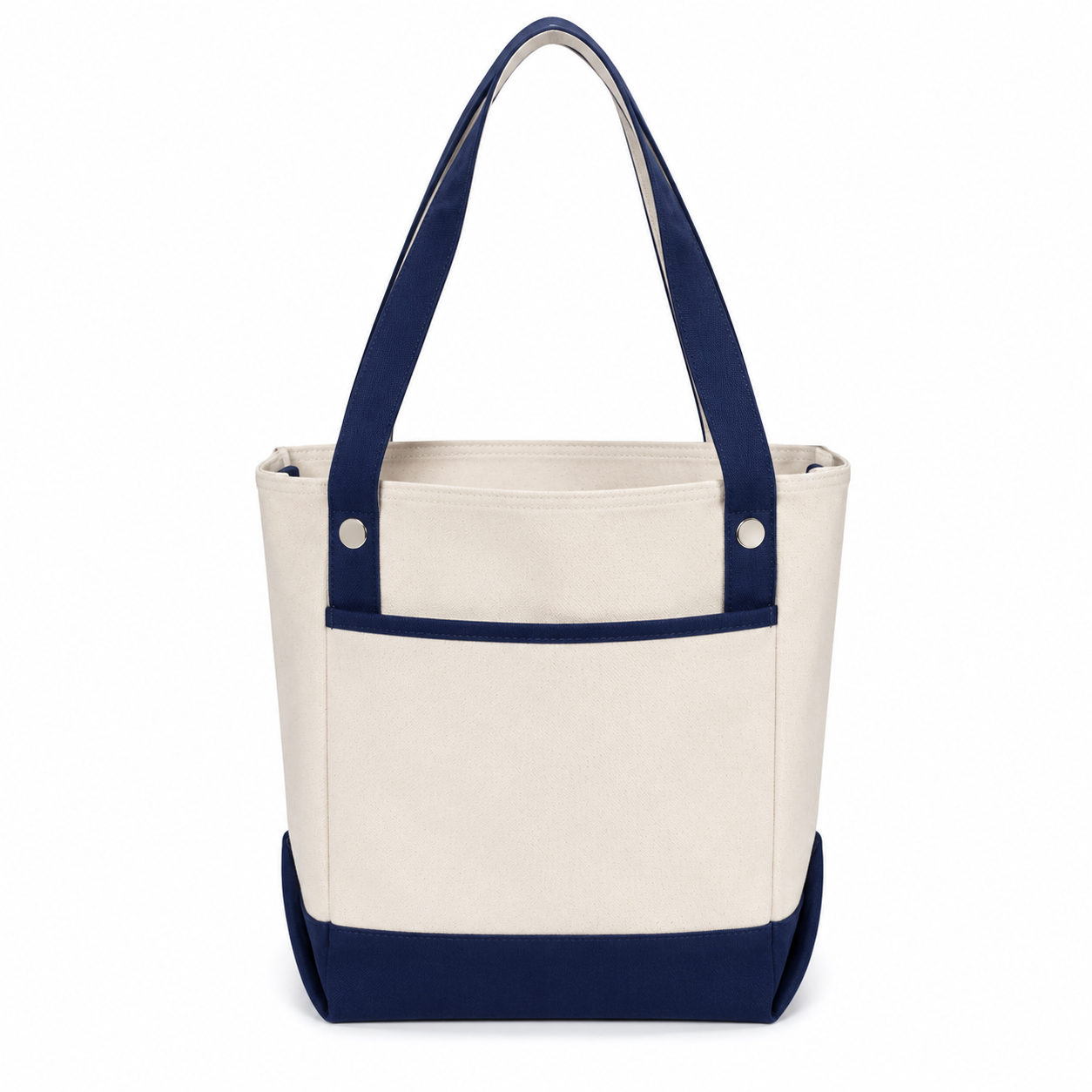 Large Capacity Canvas Tote Bag with Reinforced Straps