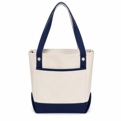 Large Capacity Canvas Tote Bag with Reinforced Straps