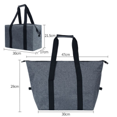 Large Capacity Insulated Lunch Cooler Tote Bag