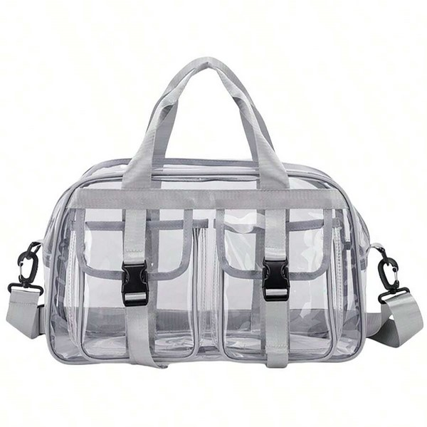 Large Capacity PVC Transparent Travel Duffel Bag
