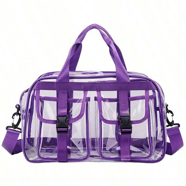 Large Capacity PVC Transparent Travel Duffel Bag