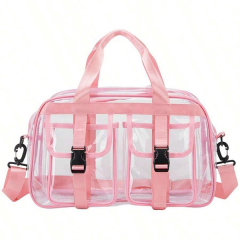 Large Capacity PVC Transparent Travel Duffel Bag