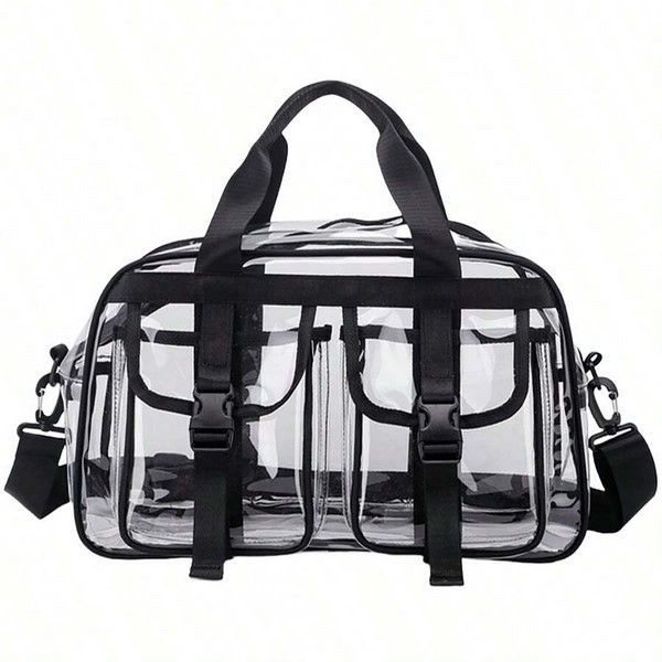 Large Capacity PVC Transparent Travel Duffel Bag