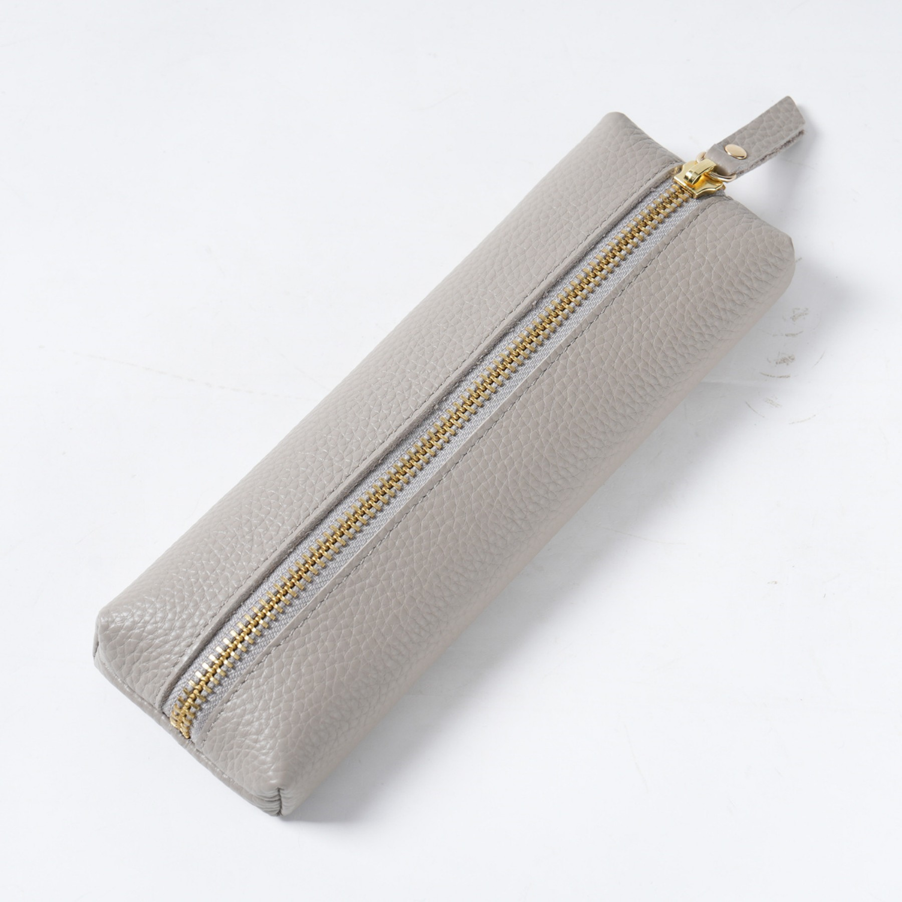 Litchi Grain Texture Leather Pencil Case
