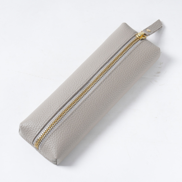 Litchi Grain Texture Leather Pencil Case