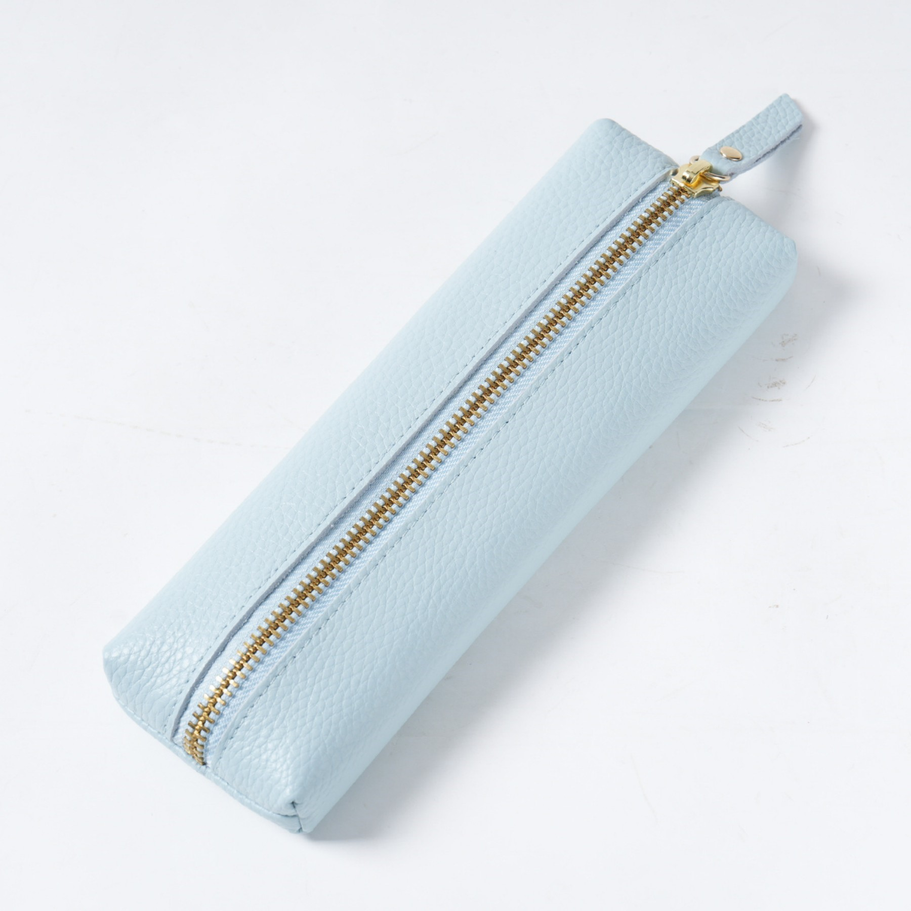 Litchi Grain Texture Leather Pencil Case