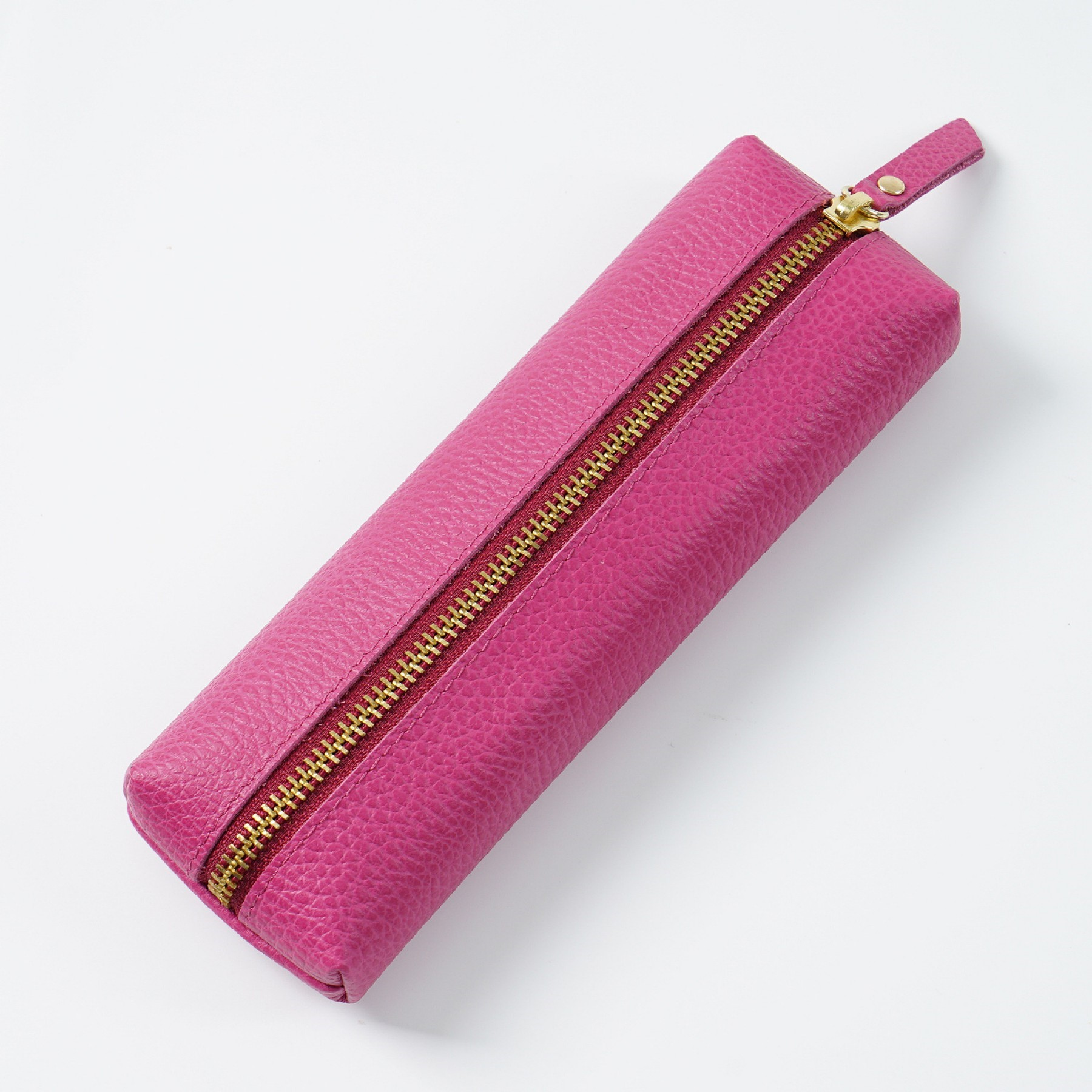 Litchi Grain Texture Leather Pencil Case