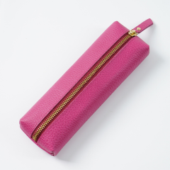 Litchi Grain Texture Leather Pencil Case