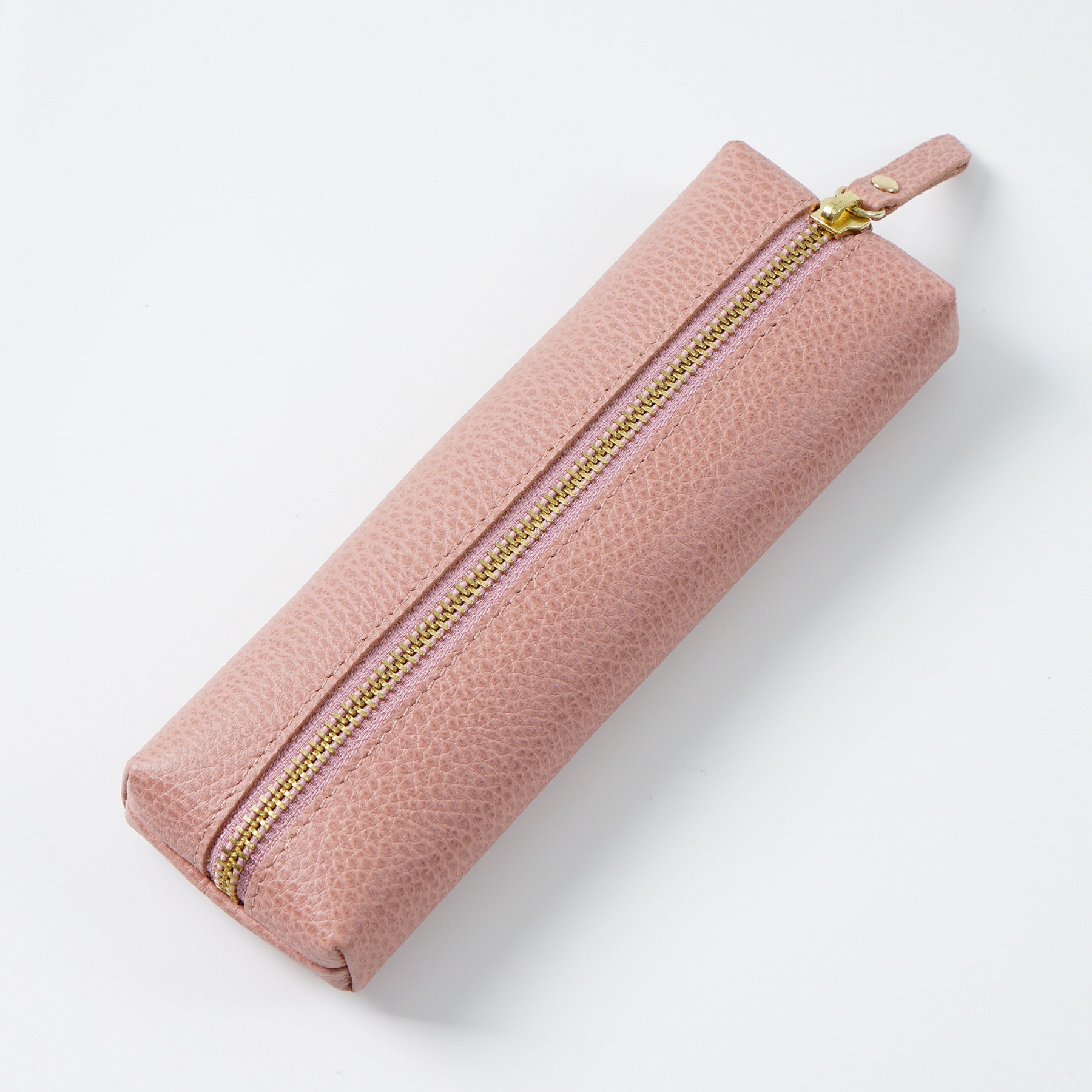 Litchi Grain Texture Leather Pencil Case