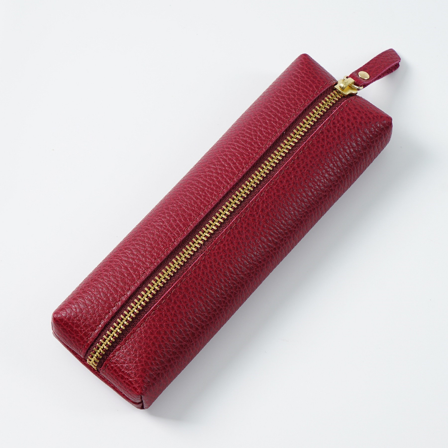 Litchi Grain Texture Leather Pencil Case