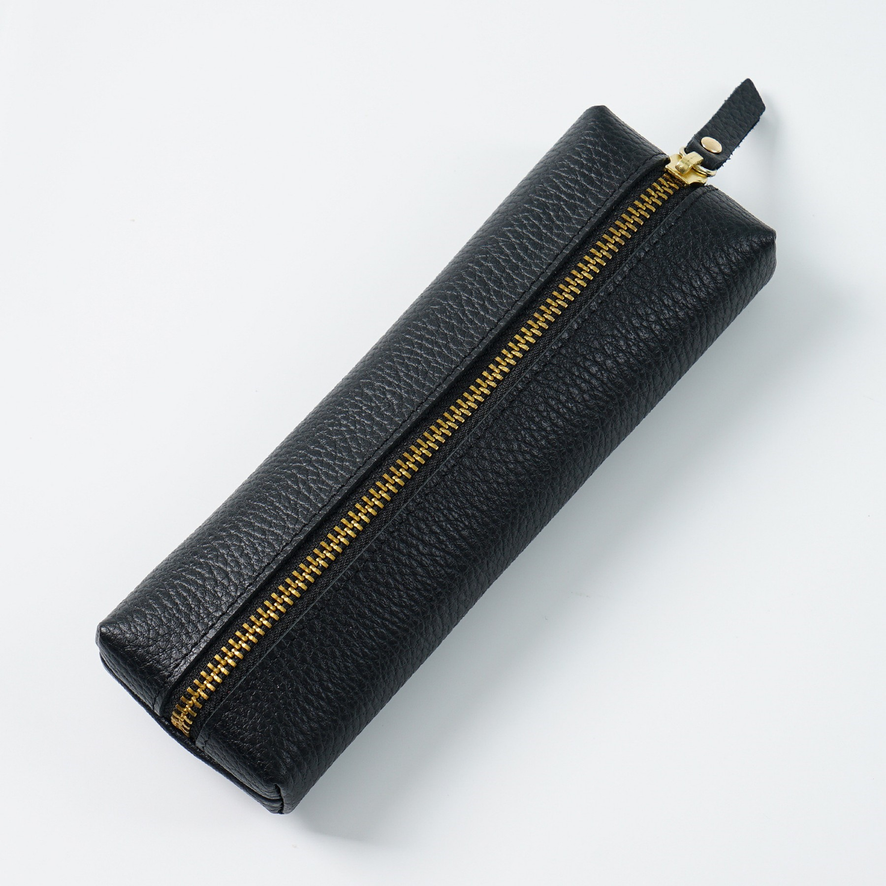 Litchi Grain Texture Leather Pencil Case