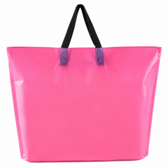 Loop Handle PE Plastic Shopping Tote Bag