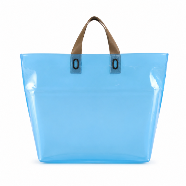 Loop Handle PE Plastic Shopping Tote Bag