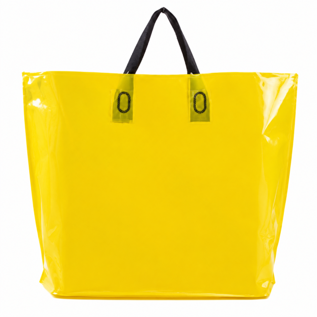Loop Handle PE Plastic Shopping Tote Bag