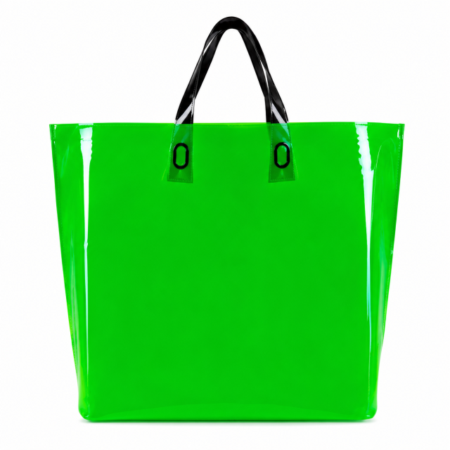 Loop Handle PE Plastic Shopping Tote Bag