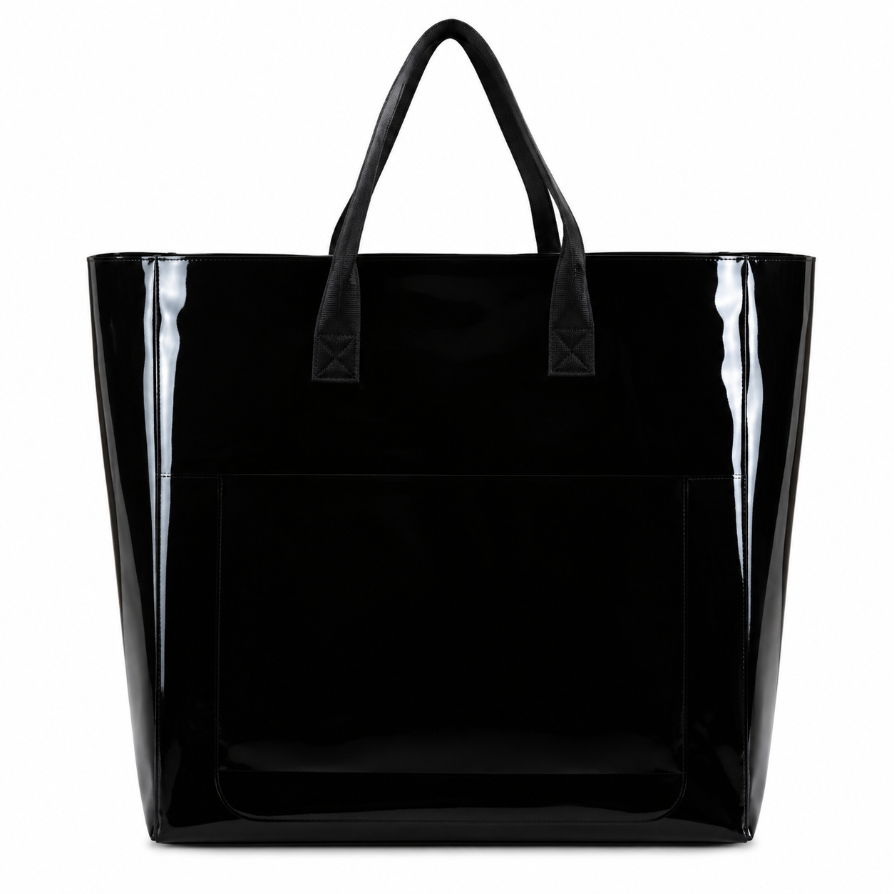 Loop Handle PE Plastic Shopping Tote Bag