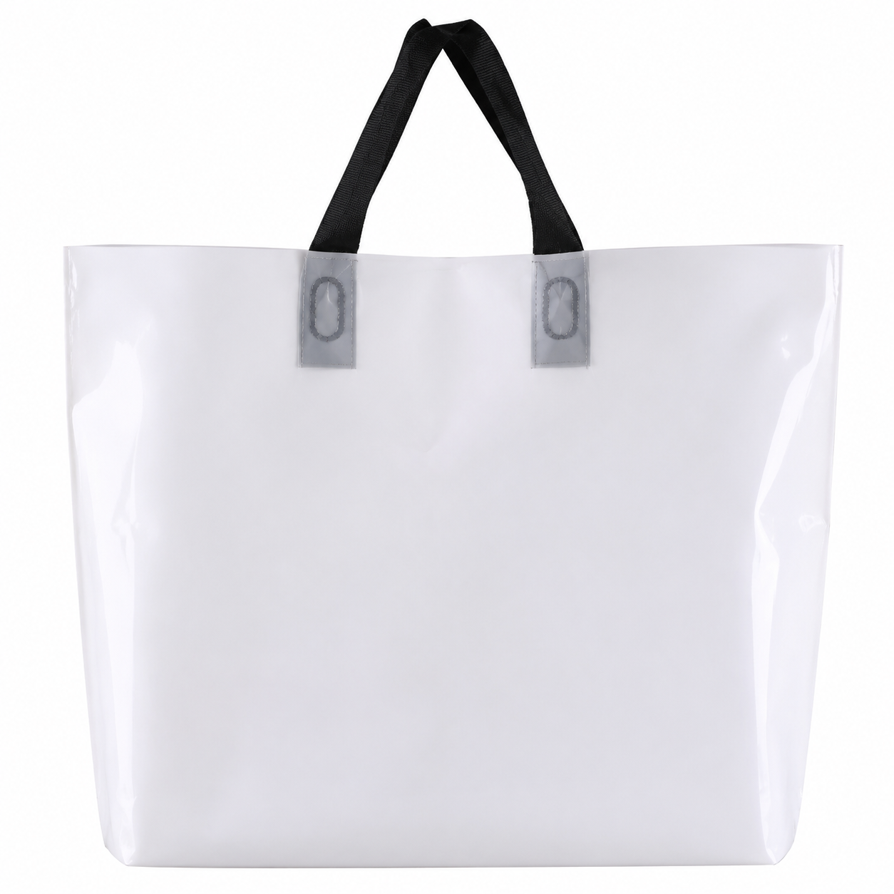 Loop Handle PE Plastic Shopping Tote Bag