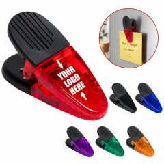 Magnetic Spring-Loaded Memo Clip