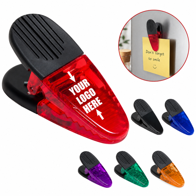 Magnetic Spring-Loaded Memo Clip