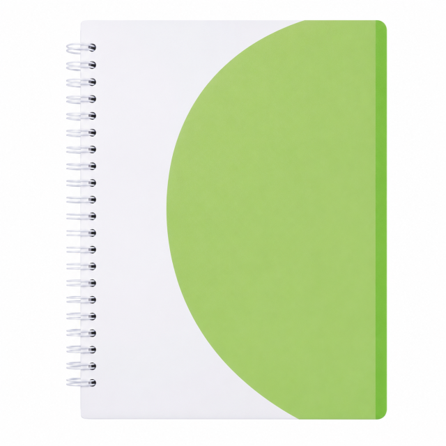 Medium Spiral-Bound Curve Notebook