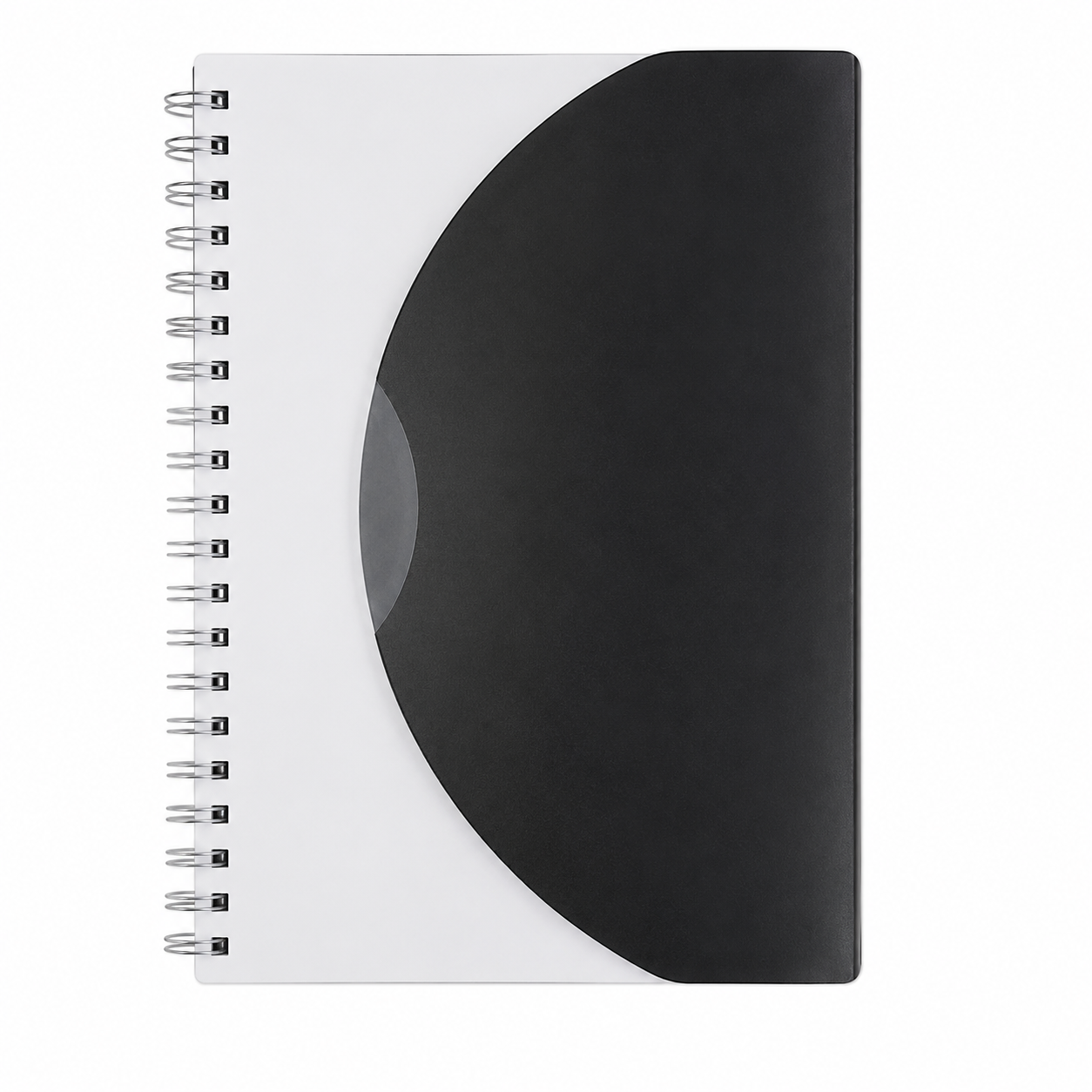 Medium Spiral-Bound Curve Notebook