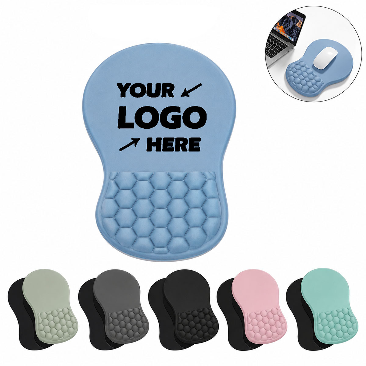 Memory Foam Wrist Rest Mouse Pad