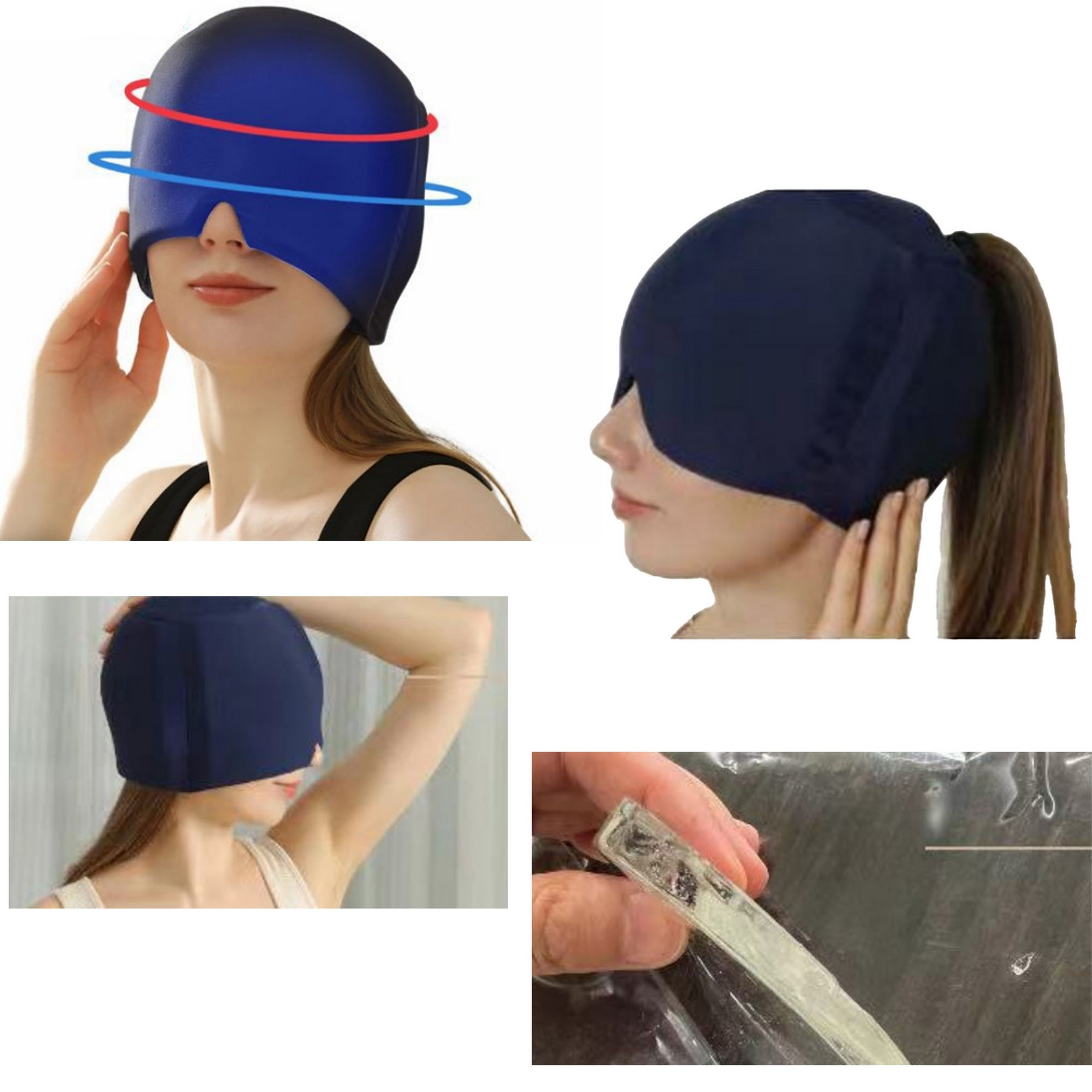 Migraine Relief Ice Therapy Cap