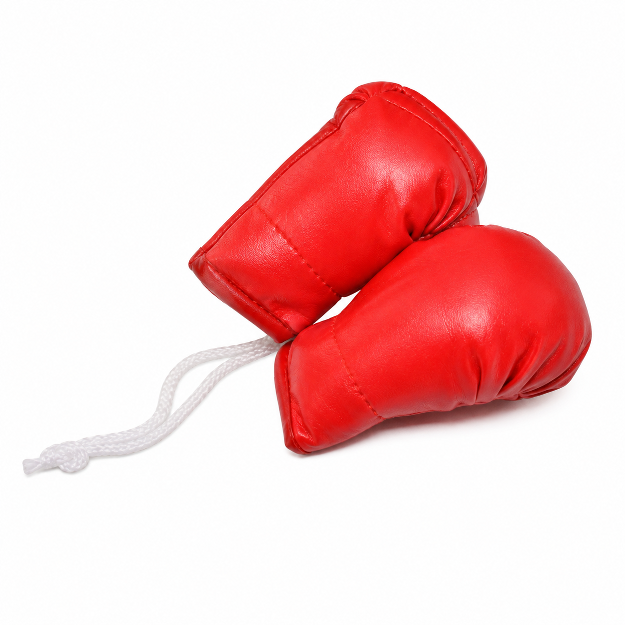 Mini PU Boxing Glove Keychain