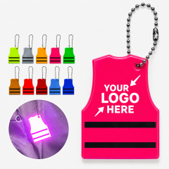 Mini Reflective Vest Keychain