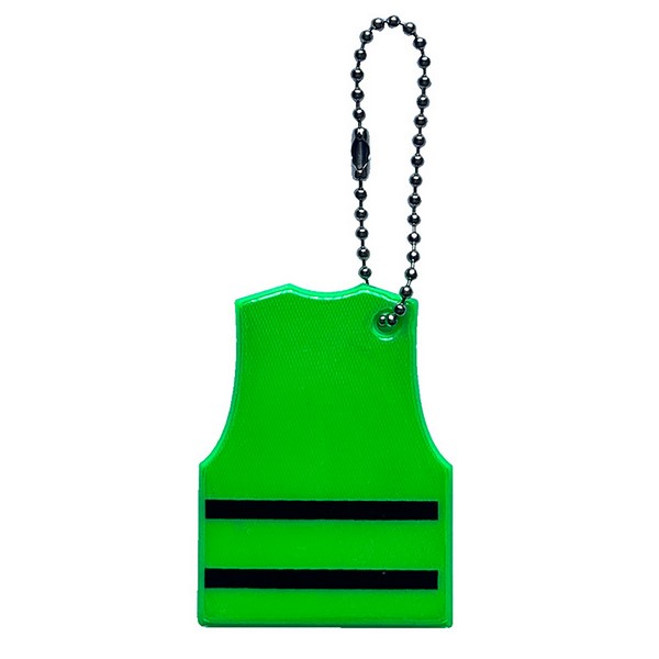 Mini Reflective Vest Keychain