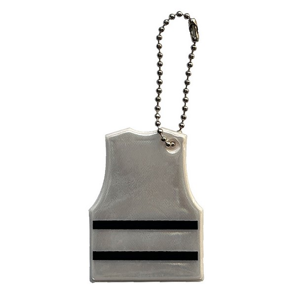 Mini Reflective Vest Keychain