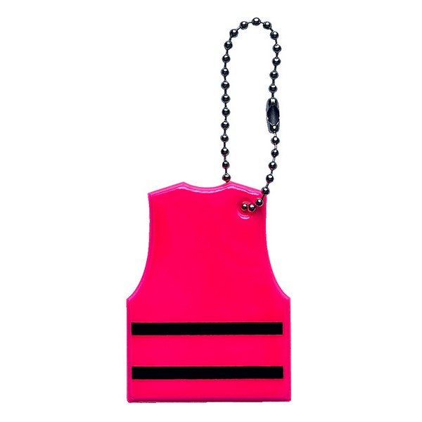 Mini Reflective Vest Keychain