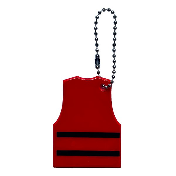 Mini Reflective Vest Keychain