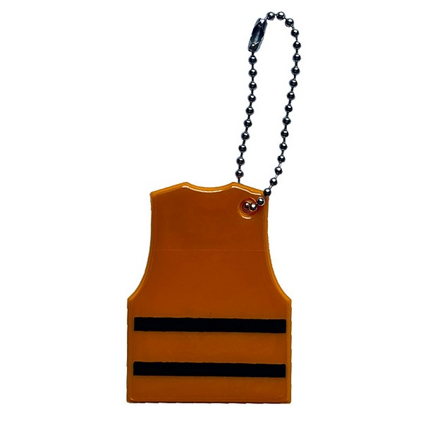 Mini Reflective Vest Keychain